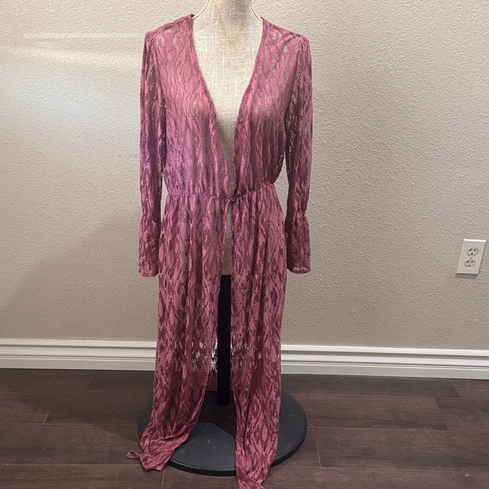 Crazy Train Pink Longline Jacket